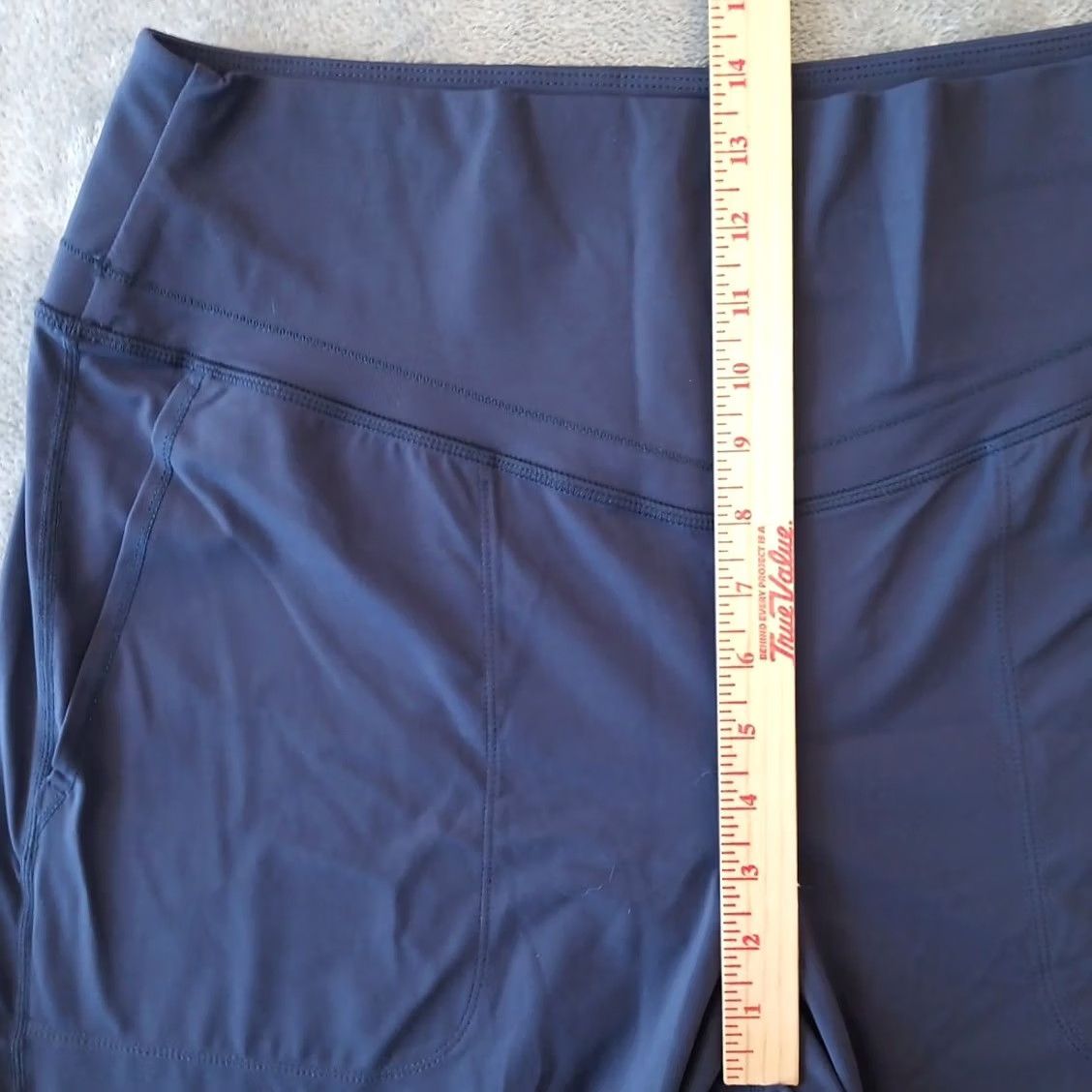 Vintage Halara Womens Pants XL Purple Wide-Leg Pull On Pockets 32x31 Nylon Spandex High Rise Ankle Size 40" / US 18 - 4 Thumbnail
