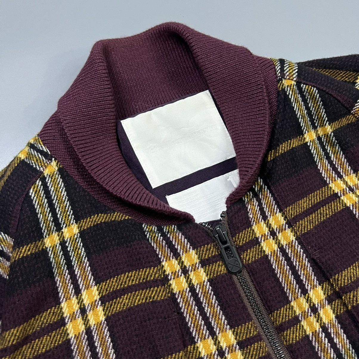 White Mountaineering White Mountaineering Leather Plaid Wool Jacket Size US M / EU 48-50 / 2 - 8 Thumbnail
