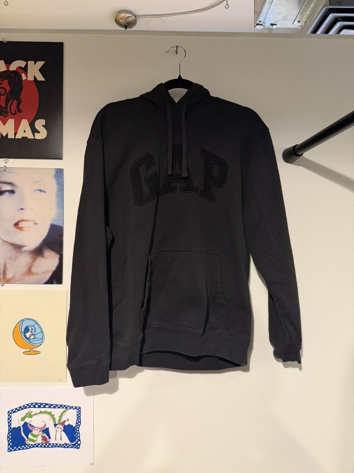 Gap Vintage 2000s GAP big logo embroidered pullover hoodie Size US L / EU 52-54 / 3 - 1 Thumbnail
