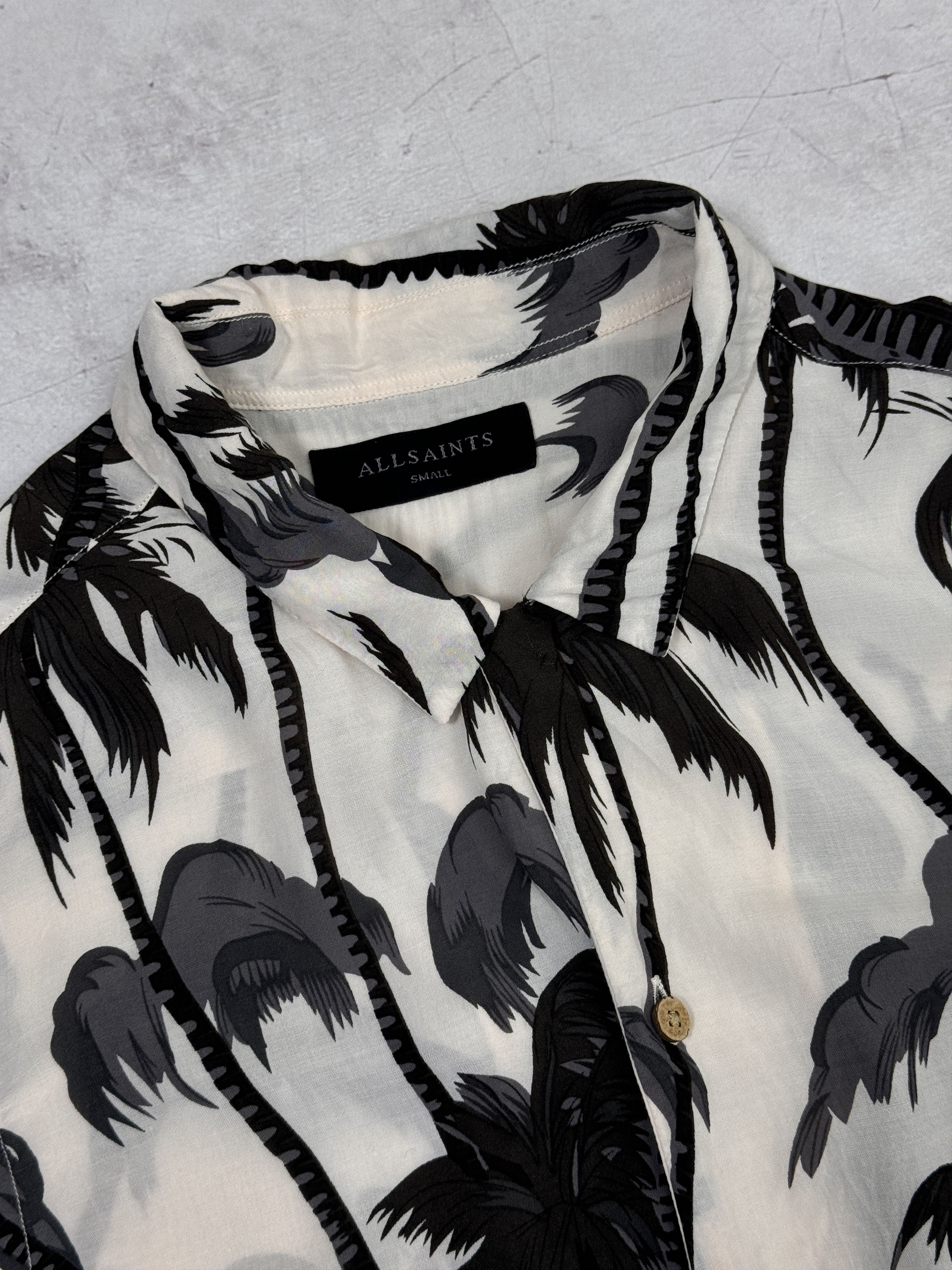 Allsaints Allsaints Hawawiian Shirt Viscose Palmes & Ocean Size US S / EU 44-46 / 1 - 9 Thumbnail