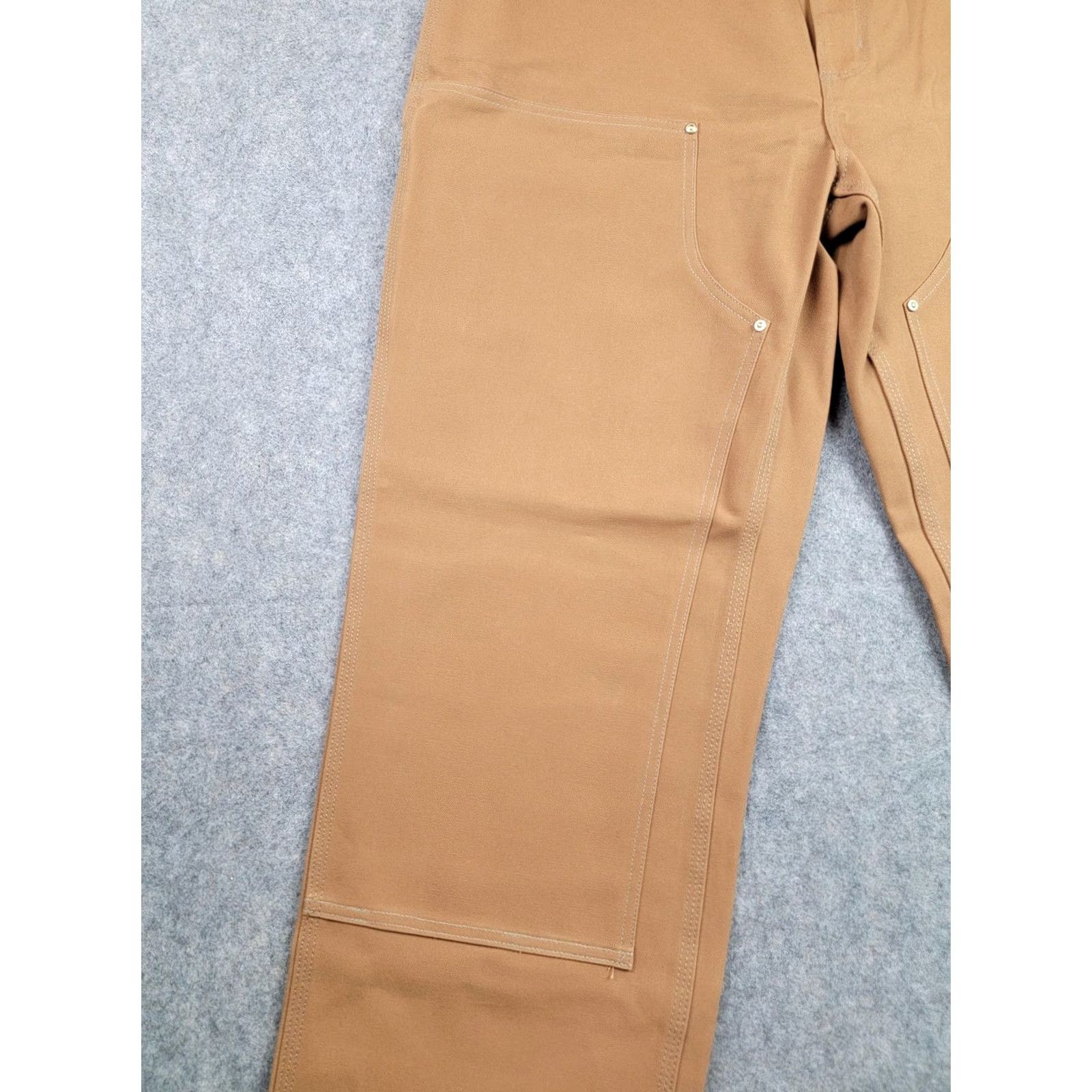 Carhartt Carhartt Pants Mens 40x34 Brown Loose Fit Double Front Utility Work USA Size US 40 / EU 56 - 4 Thumbnail