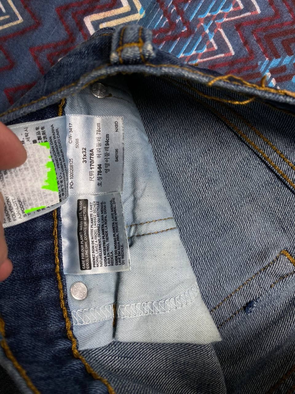 Levi's × Vintage Vintage Jeans Faded Distressed Japanese Y2K Straight Size US 31 - 2 Thumbnail