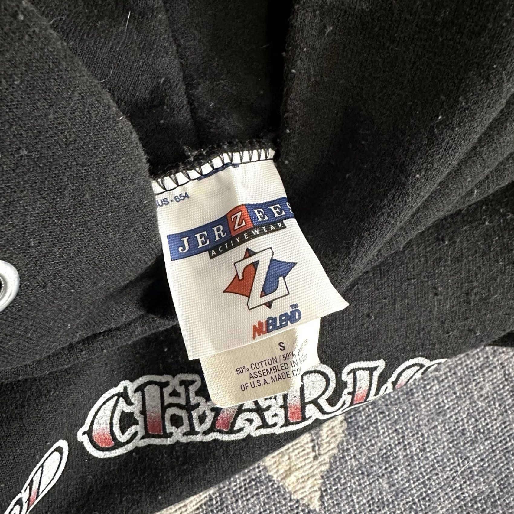 Jerzees VINTAGE Y2K Good Charlotte Traditional Swallow Band Hoodie Black Jerzees Small Size US S / EU 44-46 / 1 - 3 Thumbnail