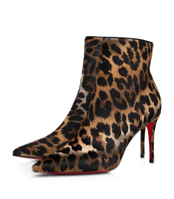 Christian Louboutin o1s1wg110924 So Kate Booty in Leopard Size US 7 / IT 37 - 4 Thumbnail