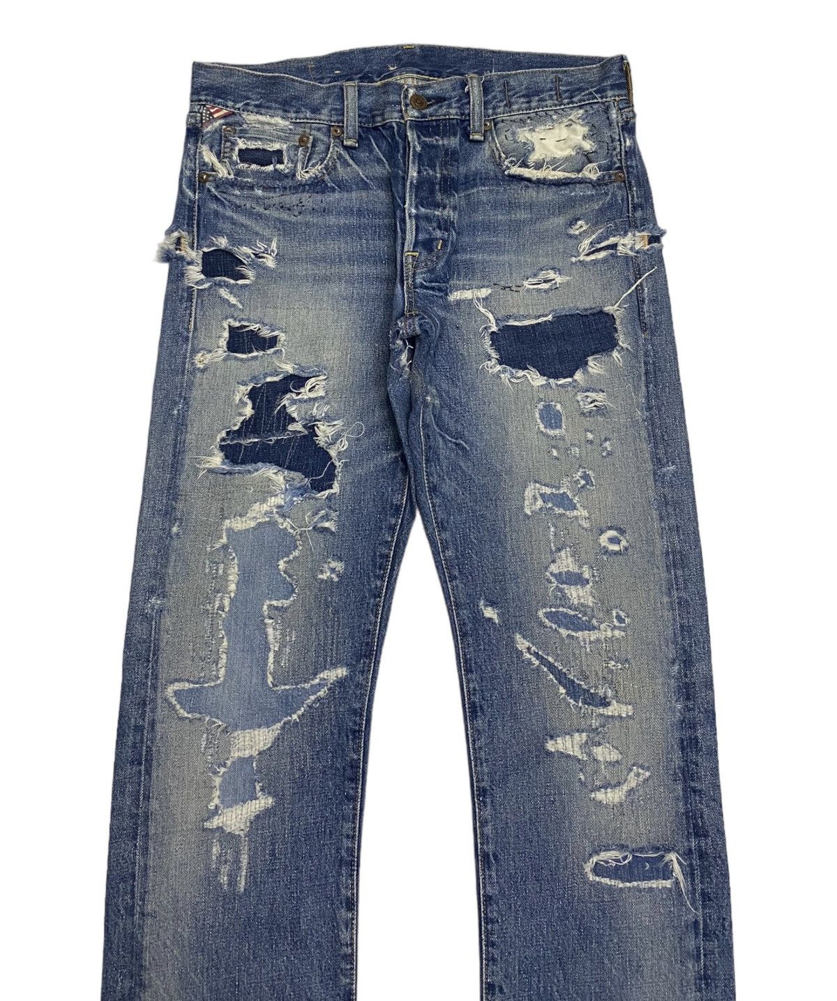 Denim & Supply Ralph Lauren 🔥UNDERCOVER DESIGN DENIM & SUPPLY RALPH LAUREN DISTRESSED Size US 31 - 3 Thumbnail