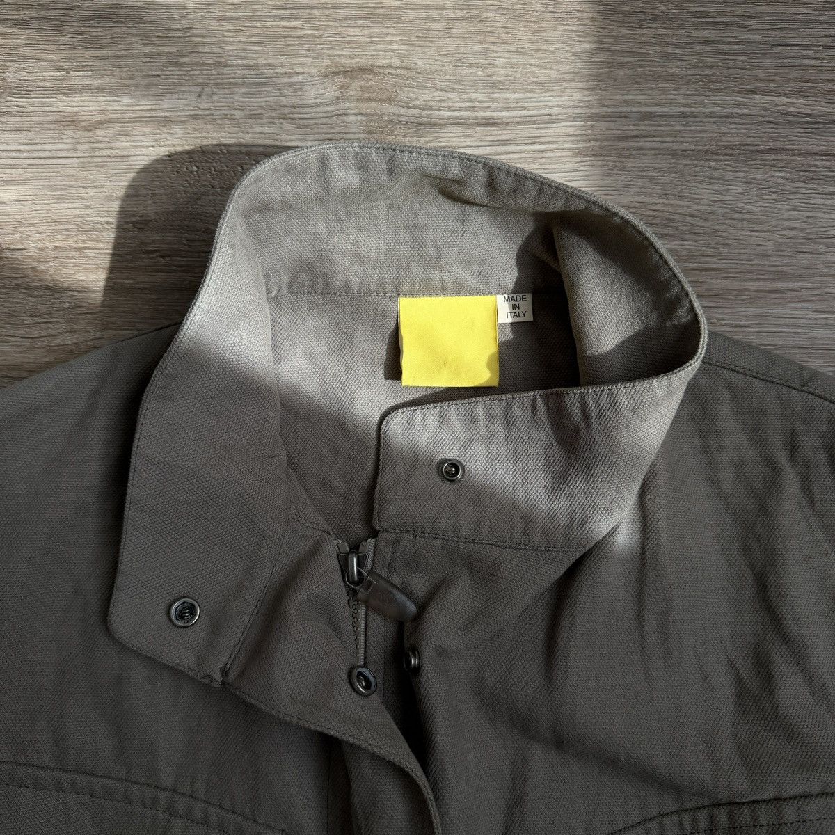 Mandarina Duck 2000S MANDARINA DUCK RAW CUT COATED FABRIC SHIRT JACKET Size L / US 10 / IT 46 - 6 Thumbnail