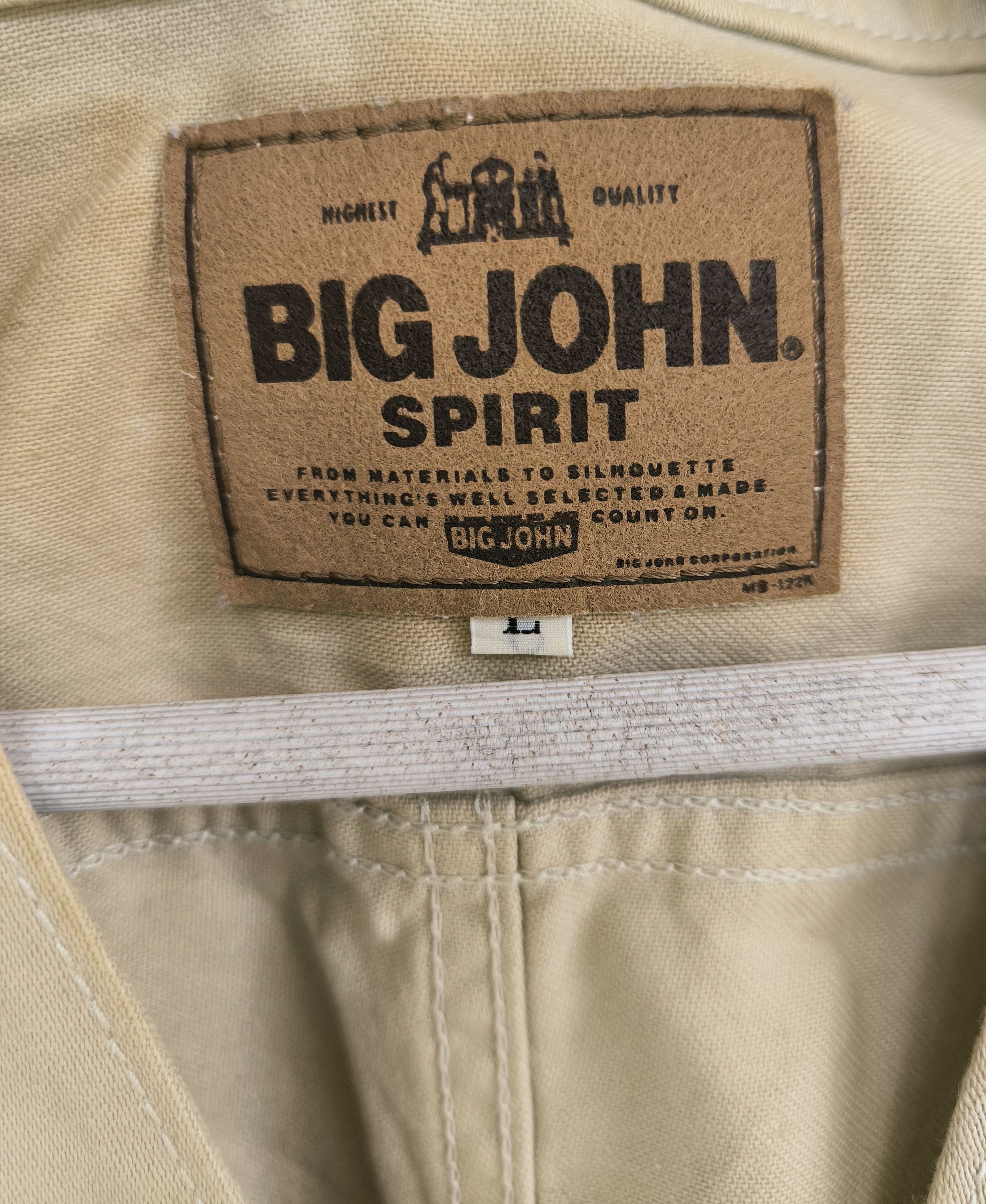 Big John × Vintage Vintage BIG JOHN Spirit denim vest Size US S / EU 44-46 / 1 - 2 Thumbnail