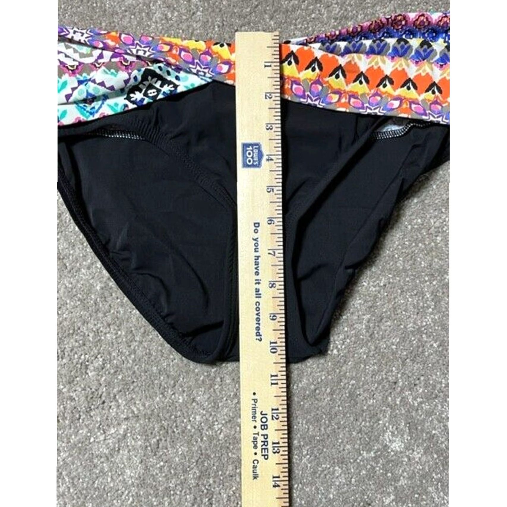 Vintage Retro 90s Y2K Bikini Swim Bottom Sz 12 Tribal Aztec Goho Resort Festival Beach Womens Size 34" / US 12 / IT 48 - 4 Thumbnail