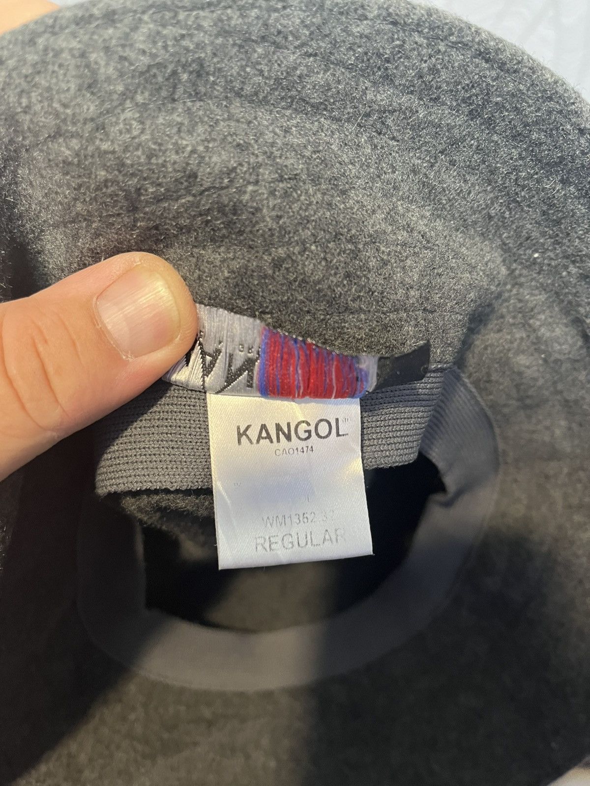Kangol Vintage 2000s Kangol Wool Gray Bucket Hat Logo Size ONE SIZE - 9 Thumbnail