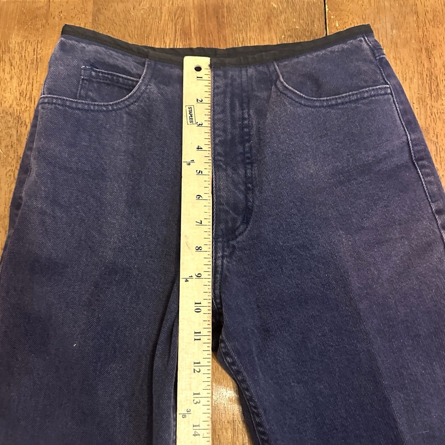 Guess VINTAGE Guess Purple Jeans Pants 90s Latch Button 26x30 Denim Cotton Adults 28? Size 28" / US 6 / IT 42 - 8 Thumbnail