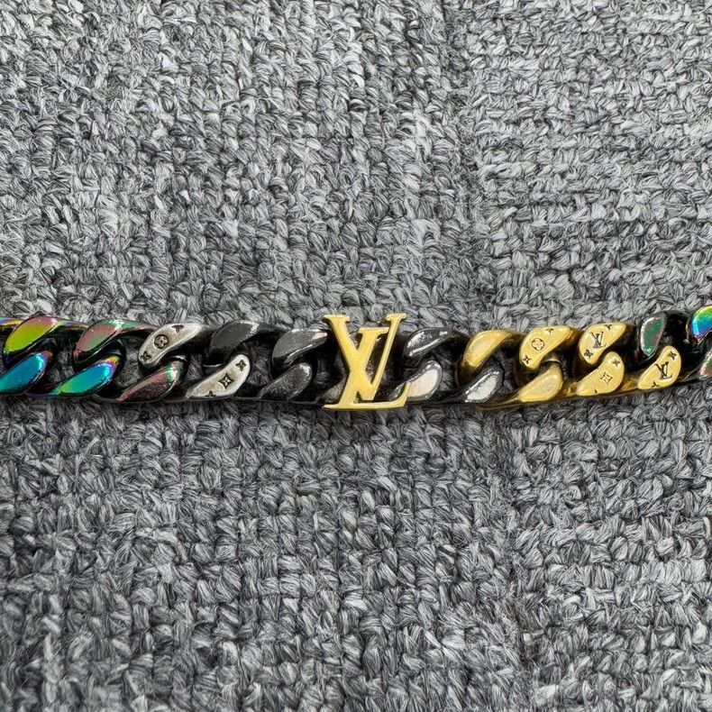 Louis Vuitton Louis Vuitton Cuban Quenched Gradient Necklace Size ONE SIZE - 2 Thumbnail