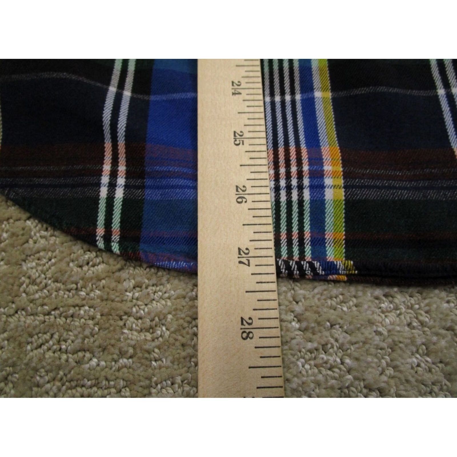 Ralph Lauren Ralph Lauren Shirt Men Medium Black Blue Plaid Twill Long Sleeve Button Down Size US M / EU 48-50 / 2 - 6 Thumbnail