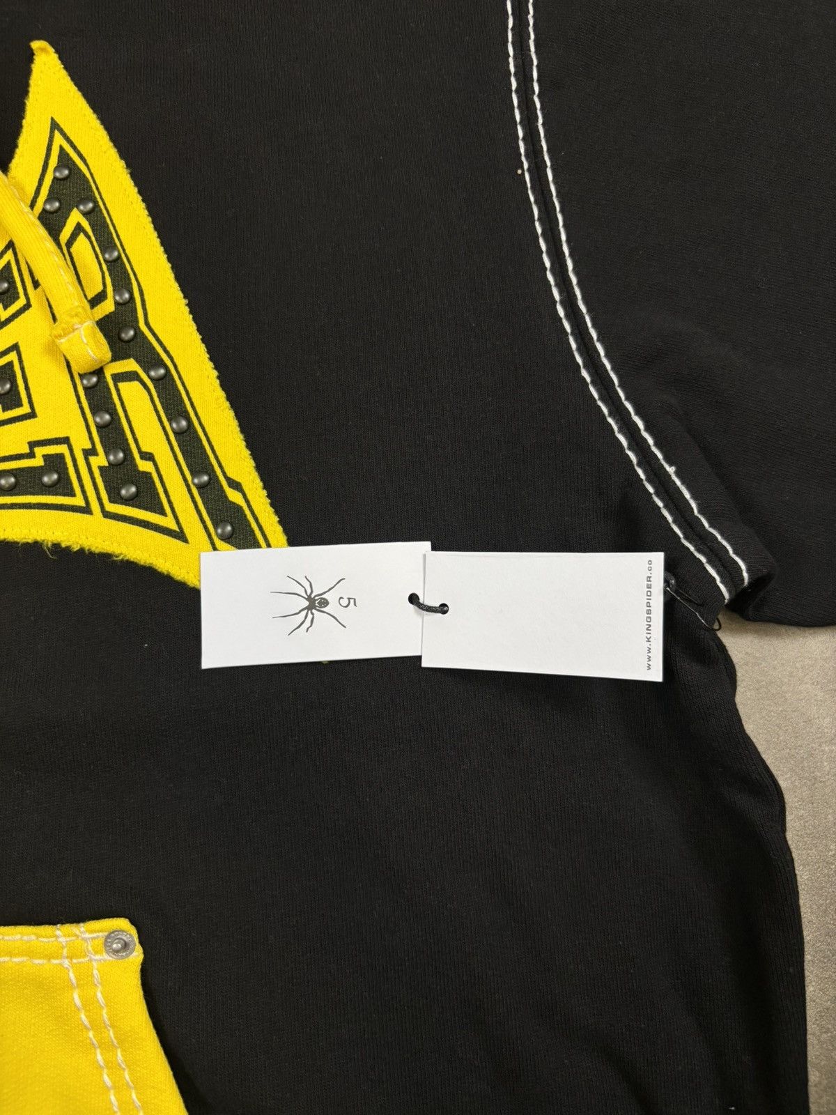 Sp5der Sp5der T&F Zip Hoodie, Black Size US XL / EU 56 / 4 - 5 Thumbnail