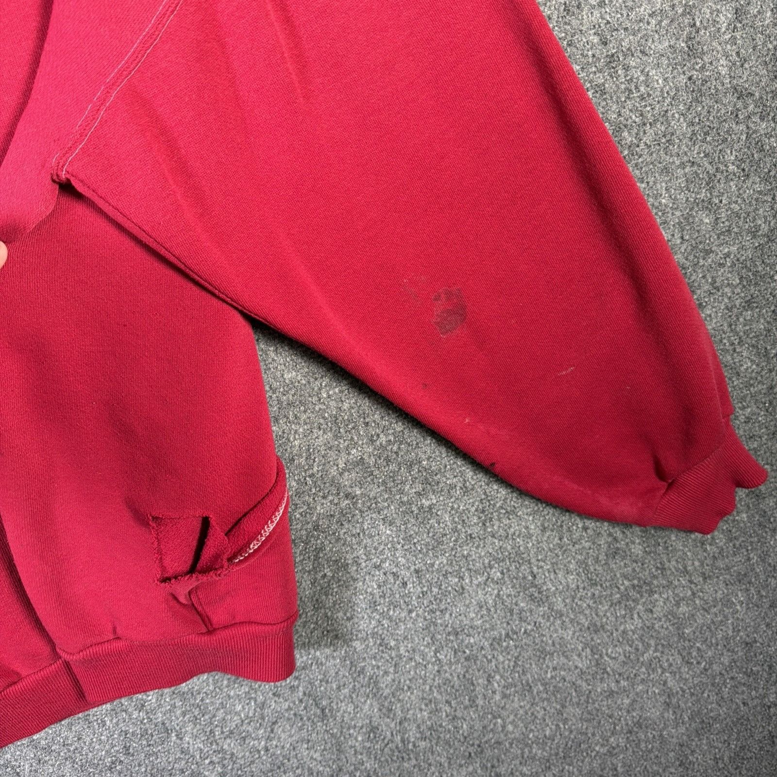 Russell Athletic True Vintage Hoodie Mens XL Red 70s Stanford Russell College Size US XL / EU 56 / 4 - 9 Thumbnail