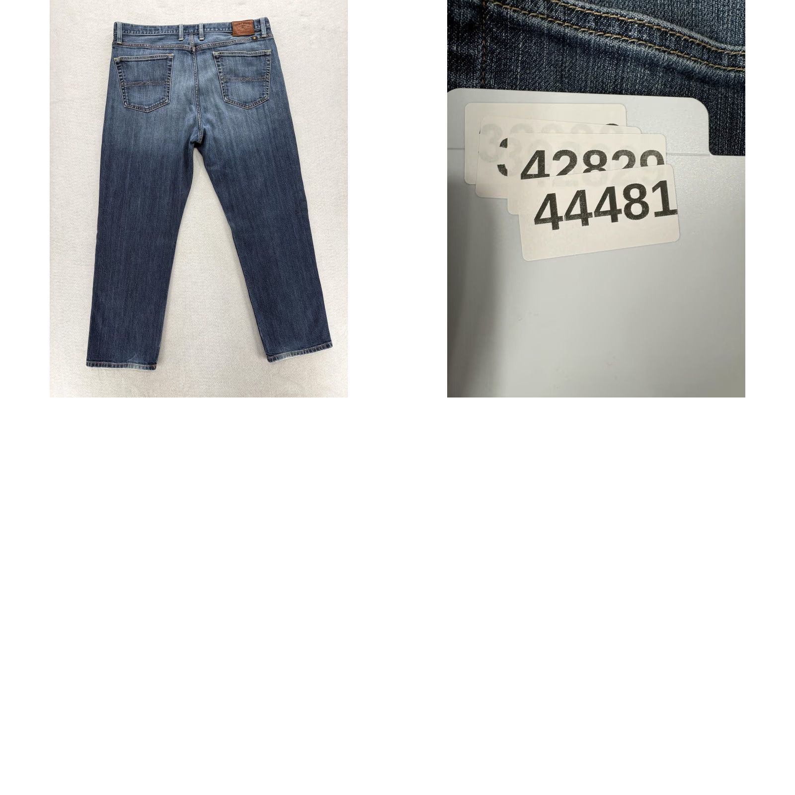 Lucky Brand Lucky Brand Jeans Mens 38x30 Blue Classic Straight Denim Stretch Medium Wash Jeans Size US 38 / EU 54 - 9 Thumbnail