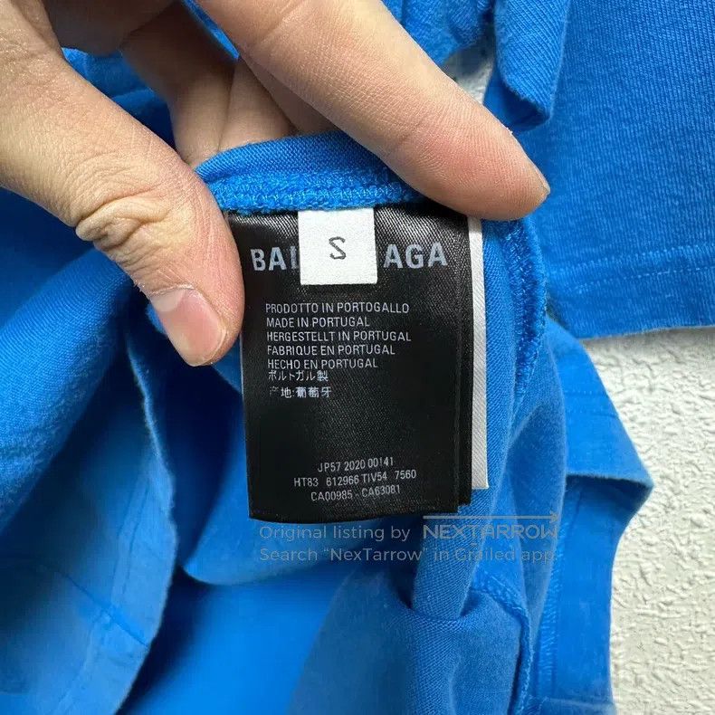 Balenciaga Balenciaga Solid Color Letter Mailbox Logo Print Loose Sho Size US S / EU 44-46 / 1 - 4 Thumbnail