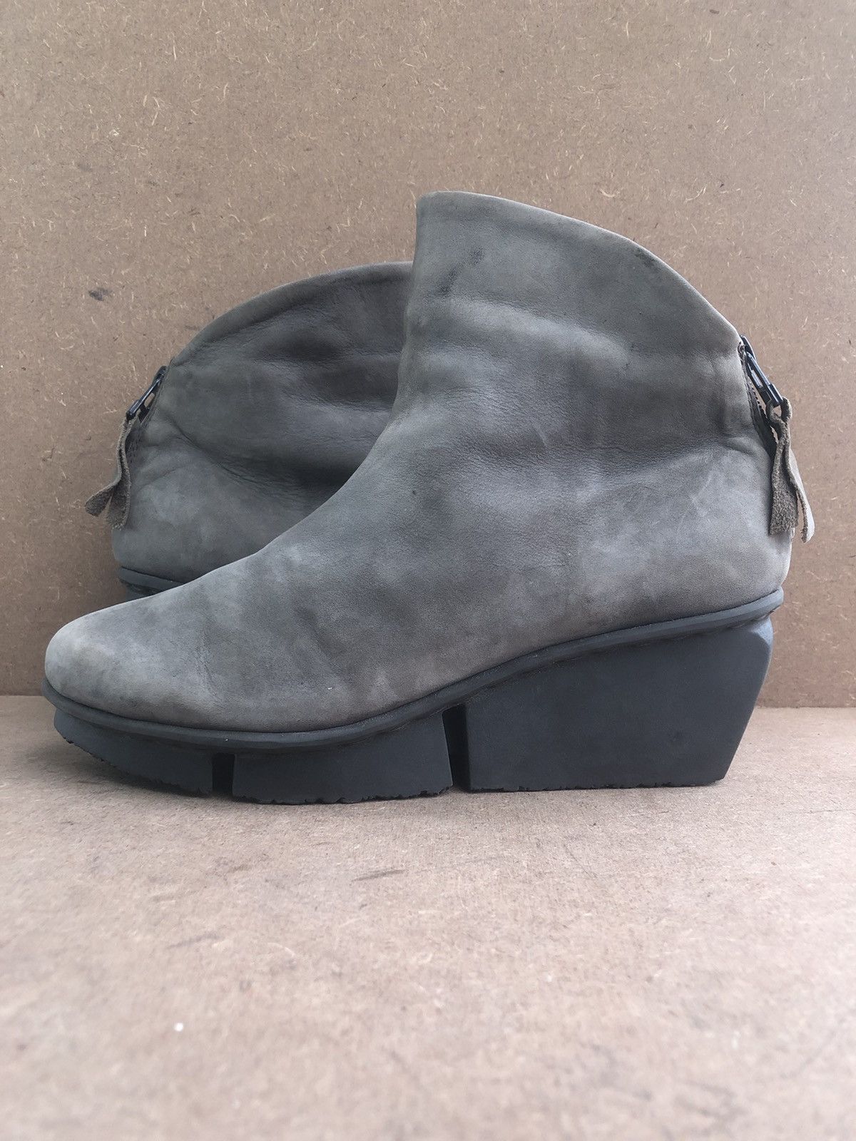 Trippen Trippen Grey Leather Women’s Boot Size 38 Size US 7 / IT 37 - 8 Thumbnail