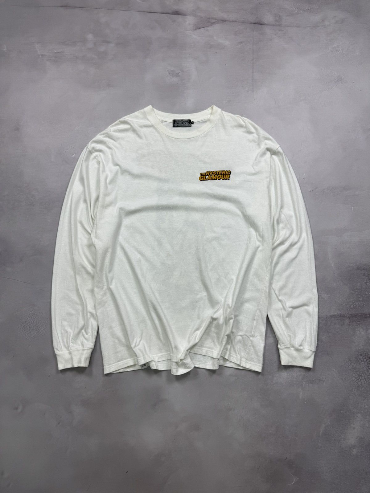 Hysteric Glamour Hysteric Glamour DJ Girl L/S Tee(White/XL) Size US XL / EU 56 / 4 - 2 Thumbnail