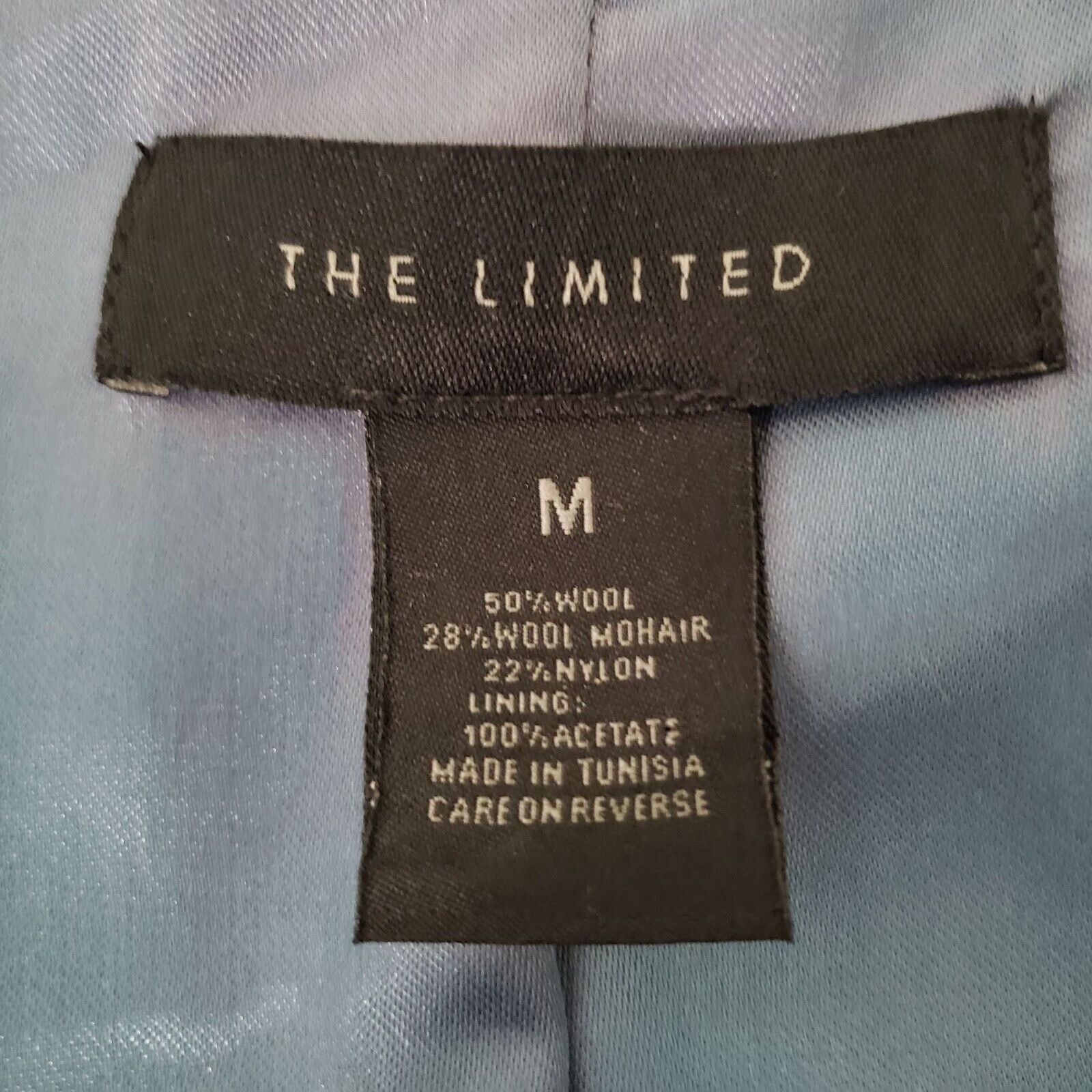 Designer Vintage The Limited Coat Womens Size Medium Blue Wool Mohair Size M / US 6-8 / IT 42-44 - 5 Thumbnail