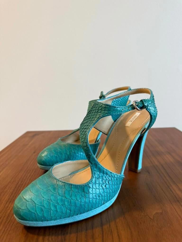 Geox Patented Respira Sandals-Teal Size US 10 / IT 40 - 3 Thumbnail