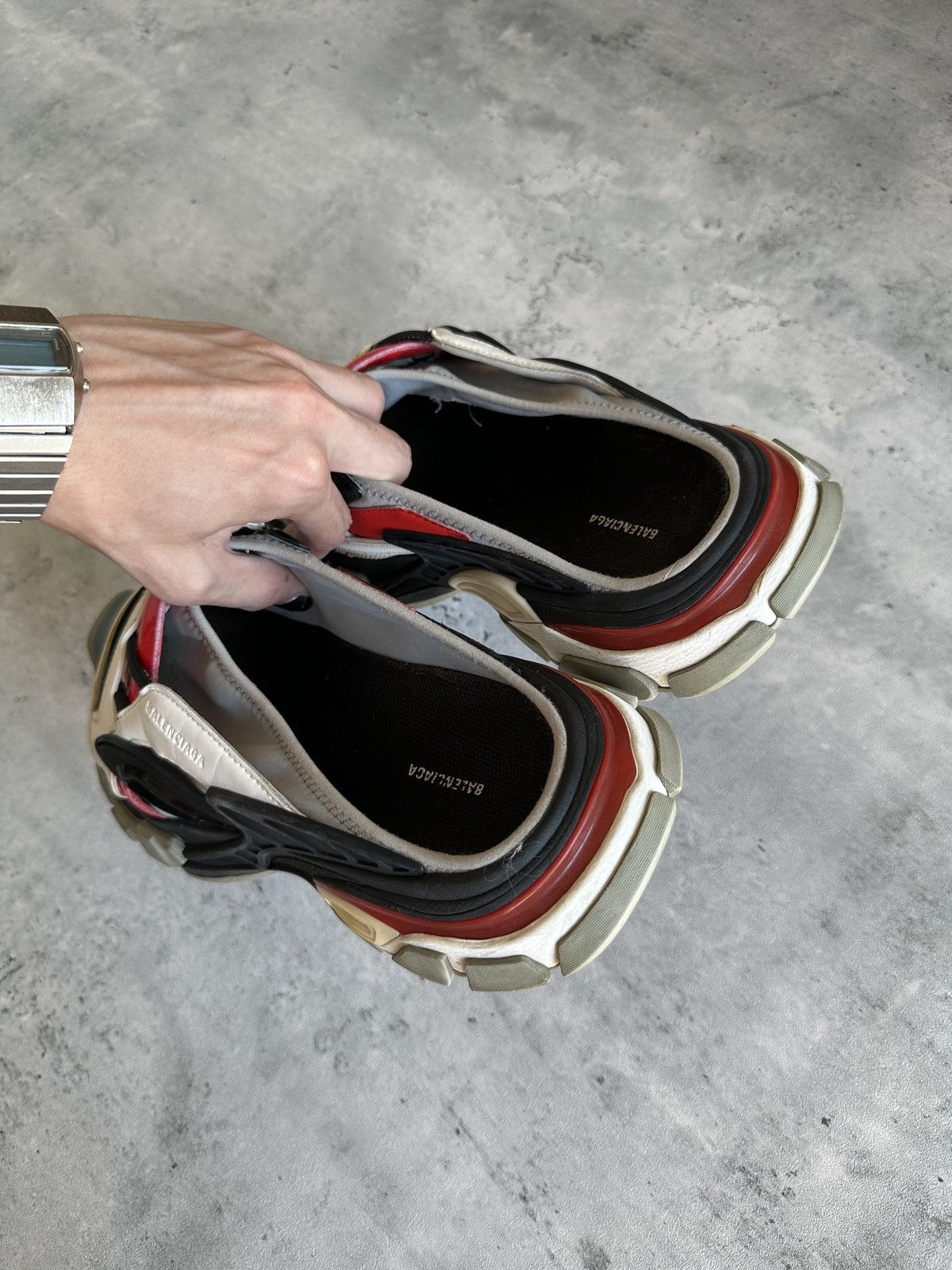Balenciaga TRACK SLIDE SANDALS Size US 10 / EU 43 - 3 Thumbnail