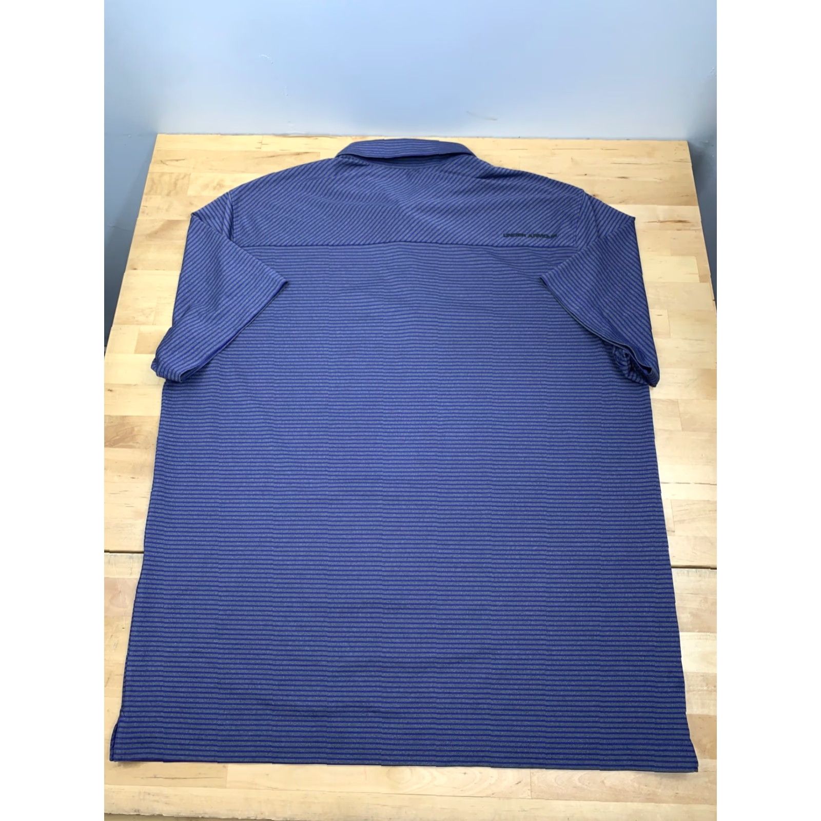 Under Armour Under armour Polo Heat Gear XL Striped Golf Stretch Performance #7098 Size US XL / EU 56 / 4 - 2 Thumbnail