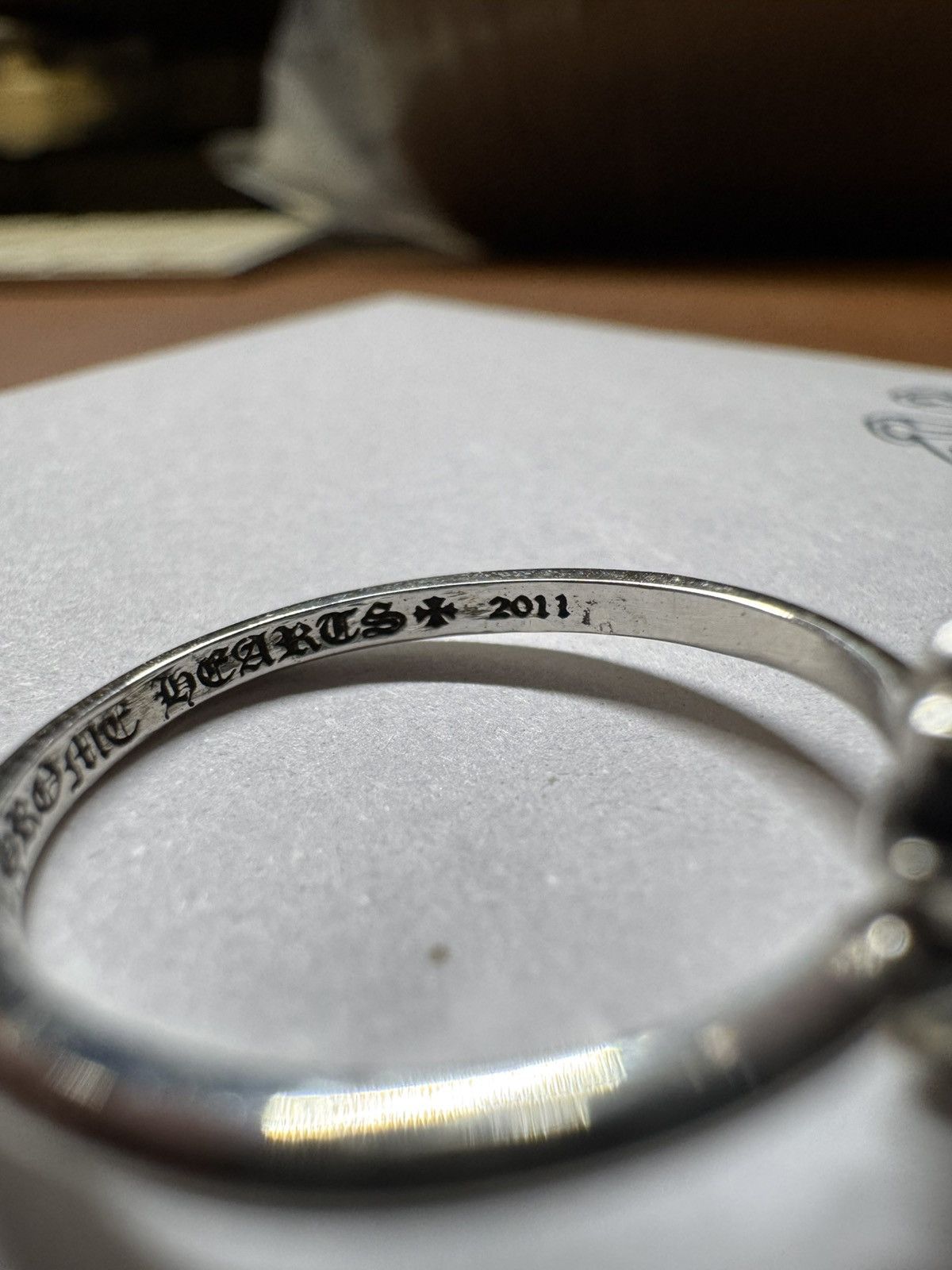 Chrome Hearts Brand New Chrome Hearts Bubblegum Ring CH Plus Size ONE SIZE - 11 Thumbnail