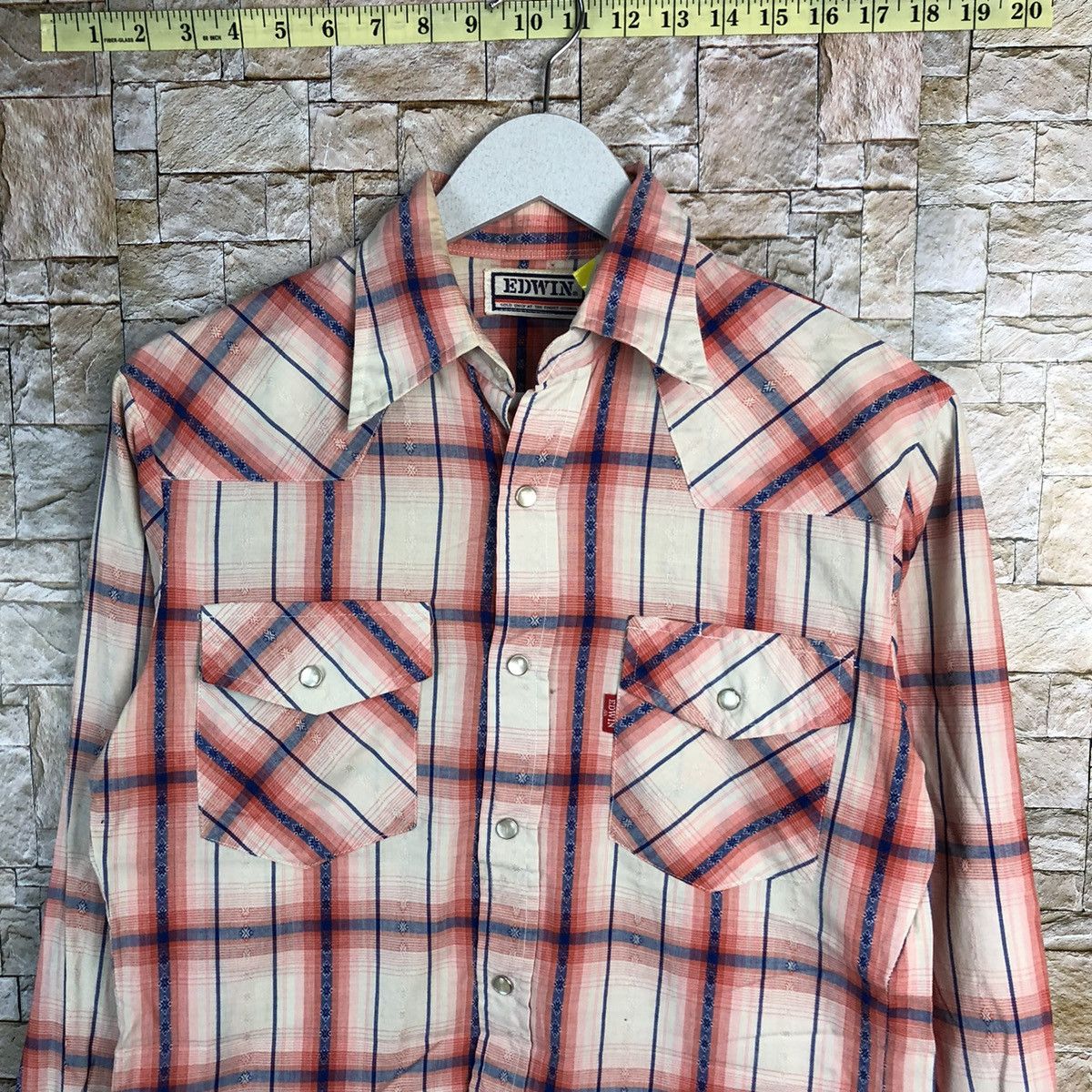 Edwin Edwin Pink checkered vintage japan Flannel #A247 Size US S / EU 44-46 / 1 - 5 Thumbnail