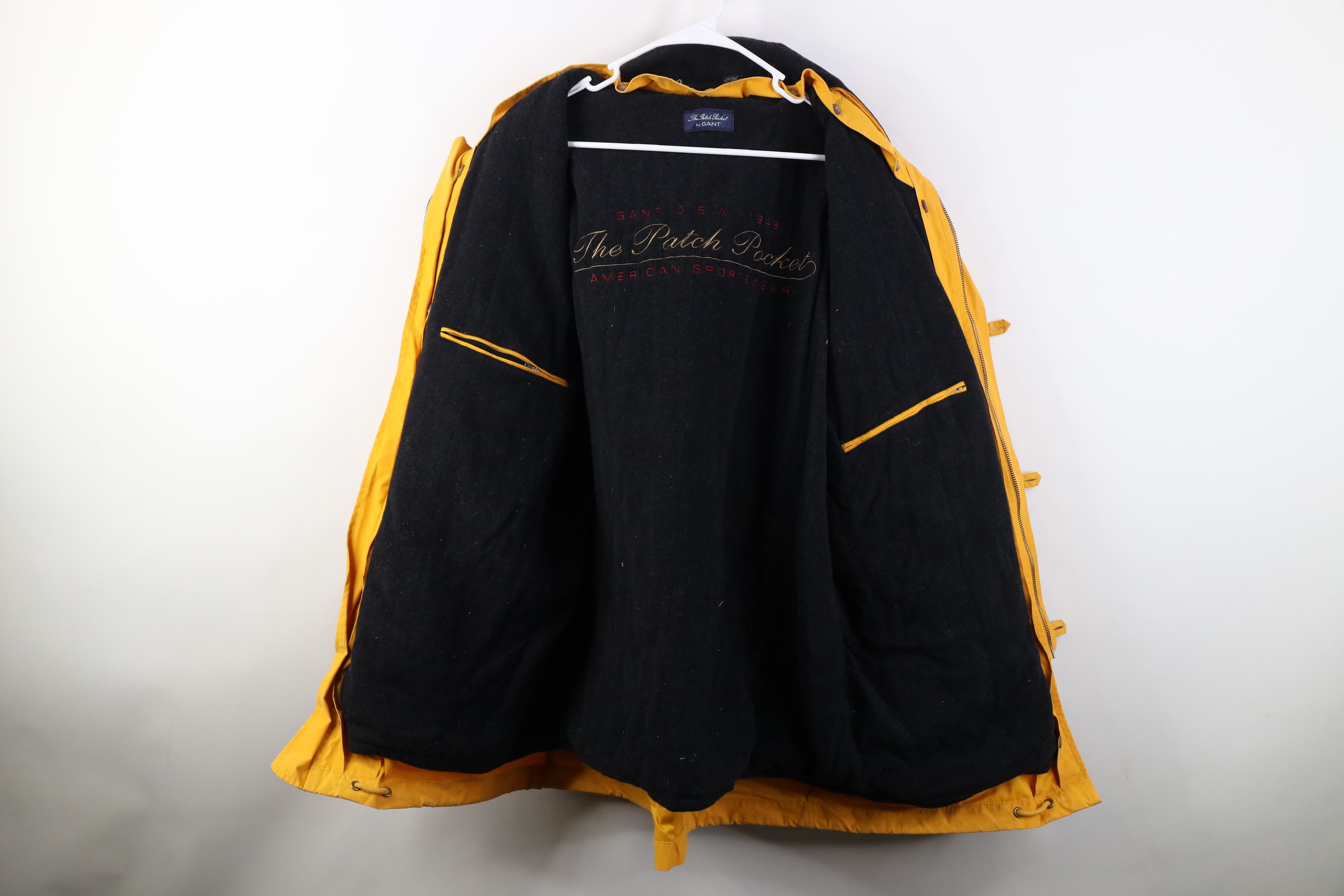Vintage Vintage 90s Streetwear Pigment Dye Chore Barn Jacket Yellow Size US L / EU 52-54 / 3 - 9 Thumbnail