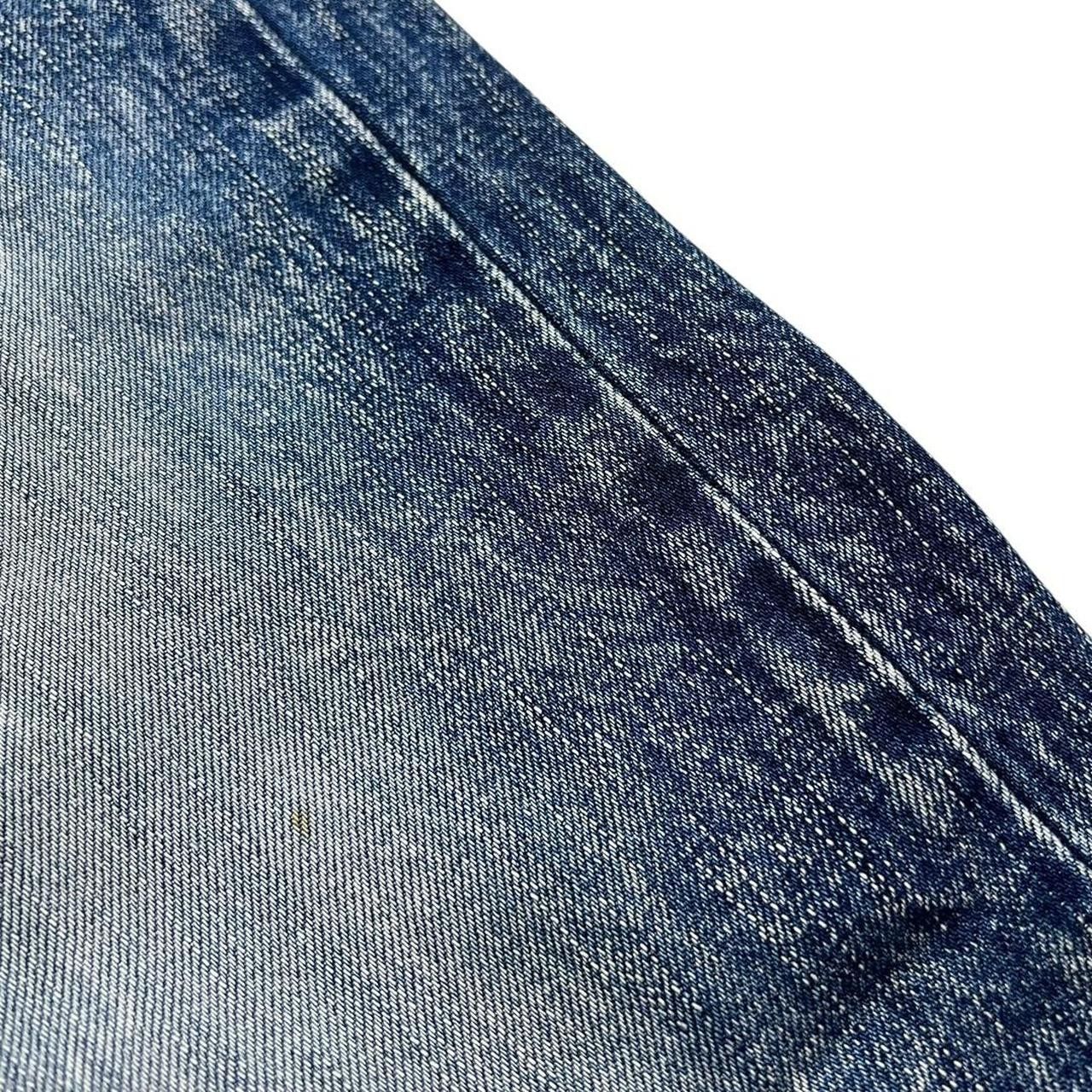 Japanese Brand Vintage Big Train Embroidered Koi Japanese Jeans - Waist 36 Size US 36 / EU 52 - 7 Thumbnail