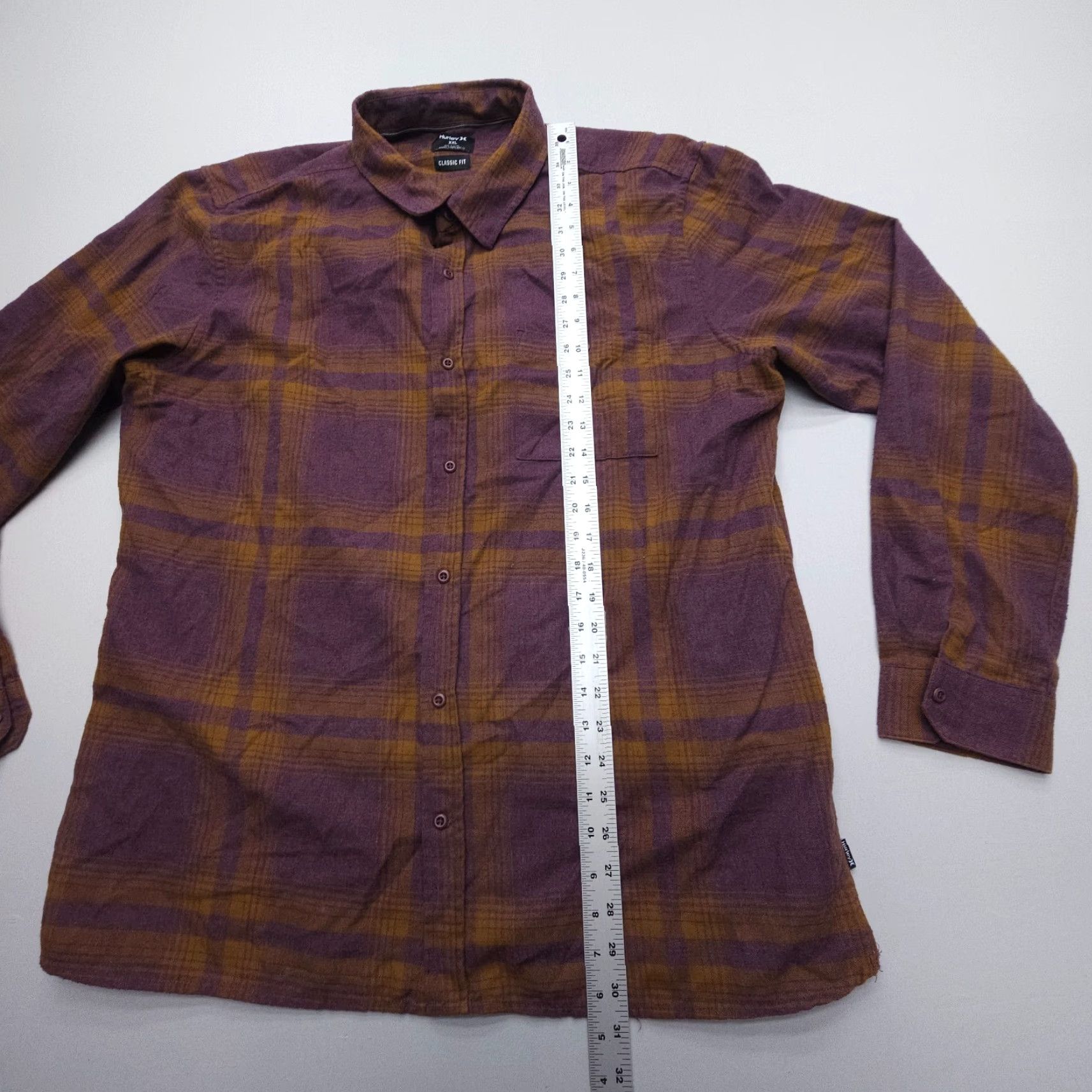 Hurley Hurley Long Sleeve Flannel Shirt Mens XXL Plaid Classic Fit Coastal Soft Size US XXL / EU 58 / 5 - 6 Thumbnail