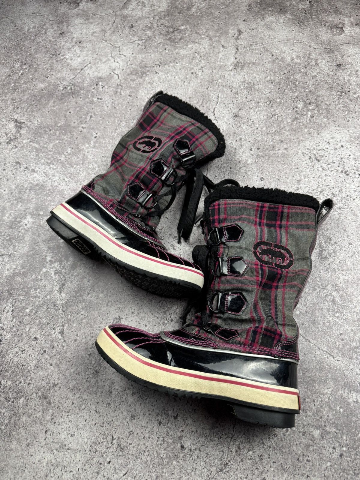 Ecko Unltd. Vintage Y2K Ecko Unltd Fur Japanesse Glamour Boots size 35 Size US 5 / EU 37 - 2 Thumbnail