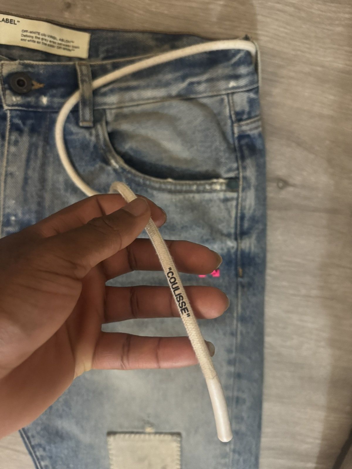 Off-White OFF-WHITE rhinestone Jeans Size US 32 / EU 48 - 5 Thumbnail