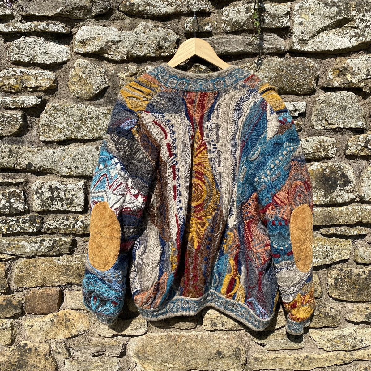 Coogi vintage coogi multicoloured knit bomber jacket Size US M / EU 48-50 / 2 - 2 Thumbnail