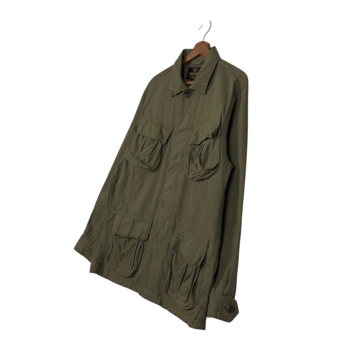 Other 📌Vintage Chore Worker Military Jacket Houston Multi Pockets Size US L / EU 52-54 / 3 - 3 Thumbnail