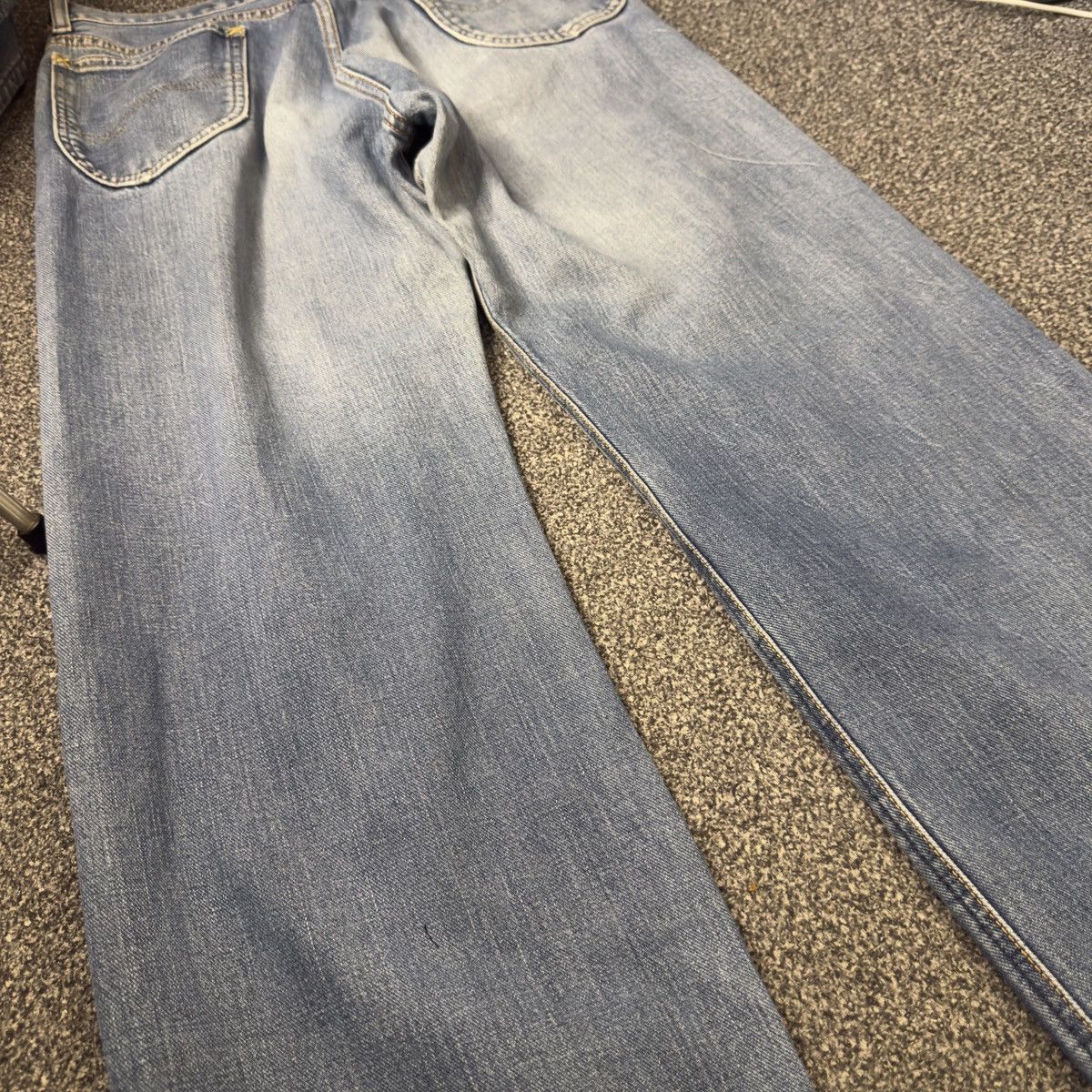 Lee × Number (N)ine Vintage Selvedge 70s Lee Rider Light Aging Wash Denim W32 Size US 32 / EU 48 - 7 Thumbnail