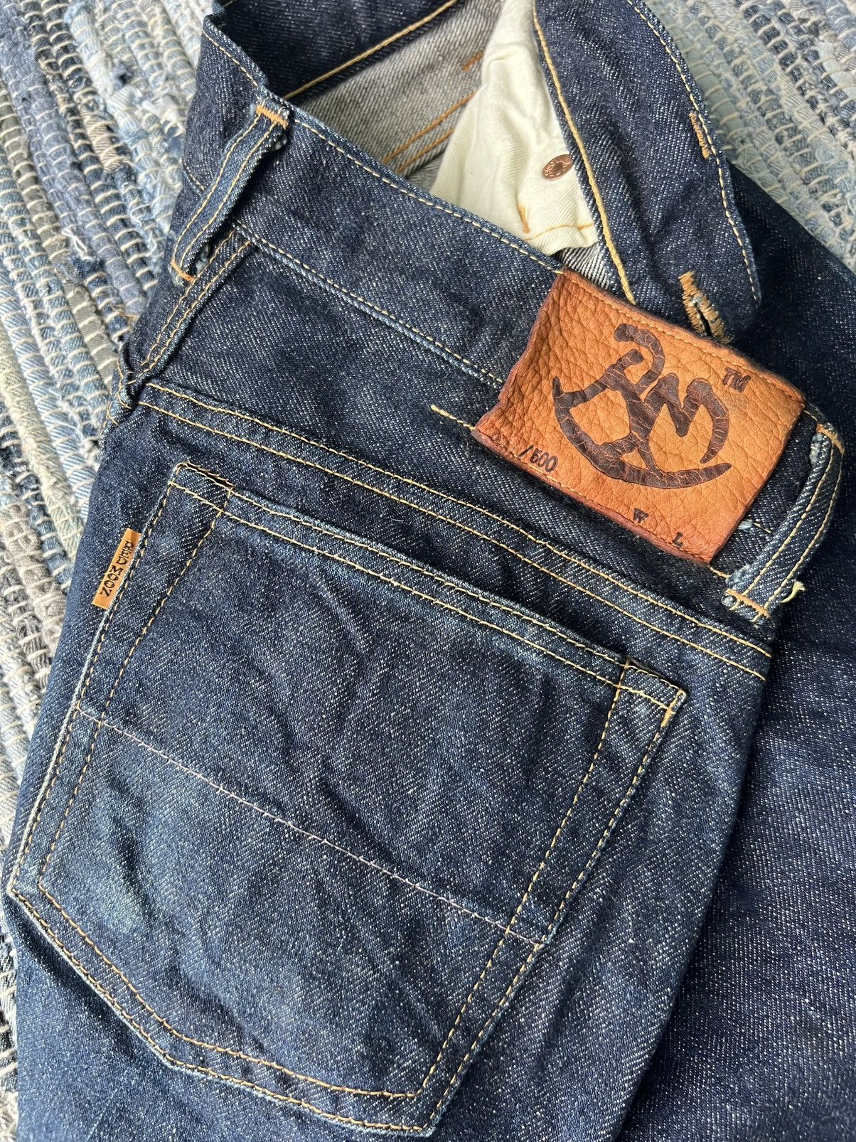 Redmoon LIMITED EDITION 500 Pieces Redmoon 18oz Selvaged Denim Jeans Size US 30 / EU 46 - 2 Thumbnail