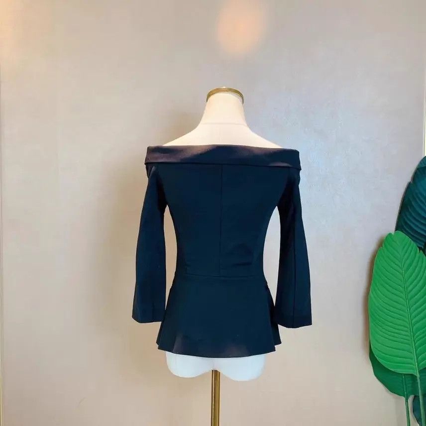 Pinko PINKO one-shoulder pre-owned jacket Size S / US 4 / IT 40 - 2 Thumbnail