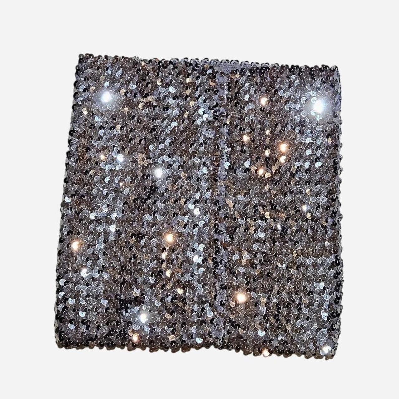 Vintage vintage boho festival silver sequin tube top Size S / US 4 / IT 40 - 2 Thumbnail