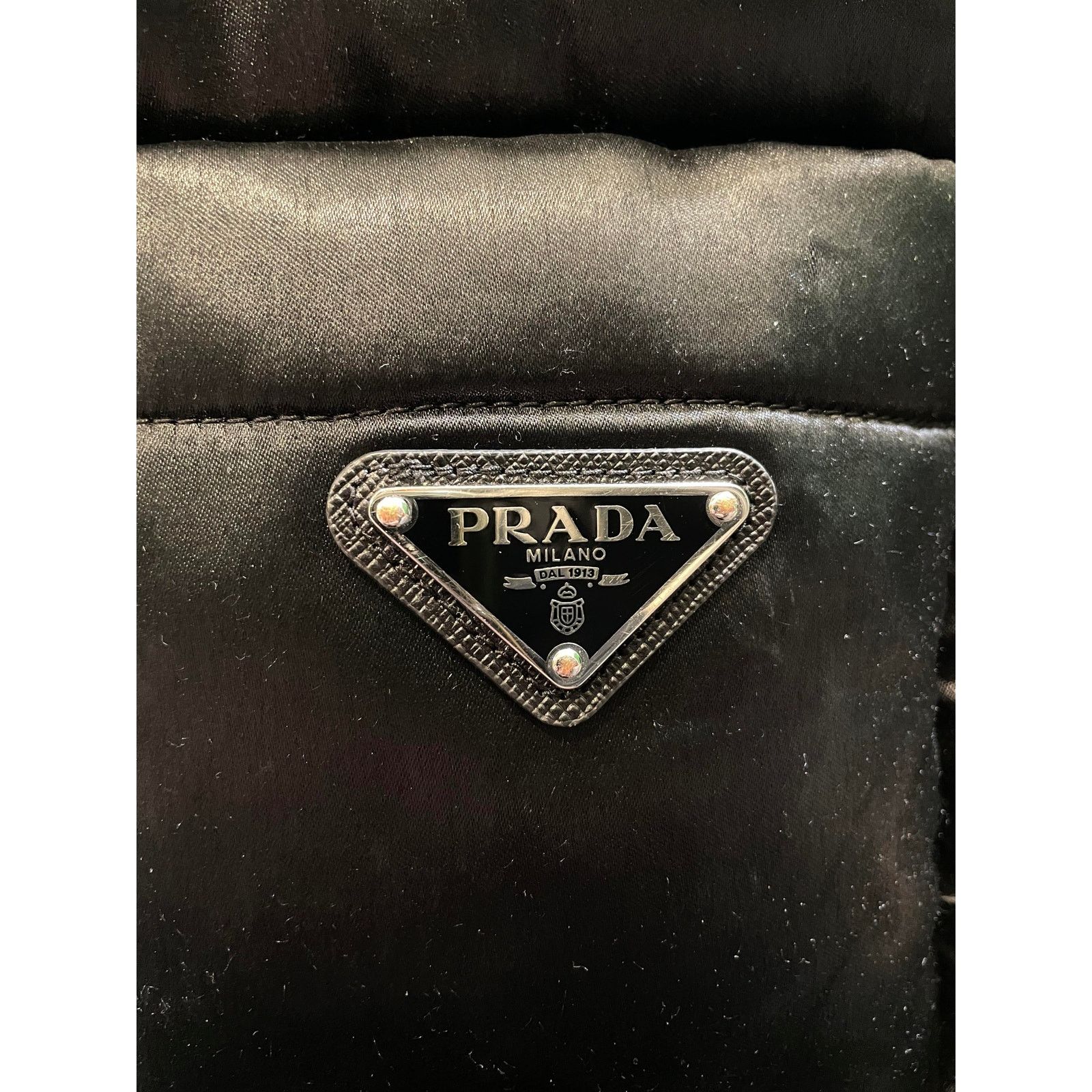 Prada Prada Logo Black Jacket Size US S / EU 44-46 / 1 - 4 Thumbnail