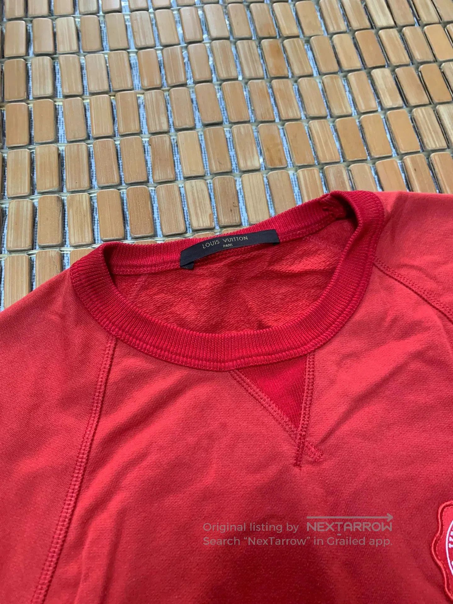 Louis Vuitton Louis Vuitton Red Pullover Sweatshirt. Size US S / EU 44-46 / 1 - 4 Thumbnail
