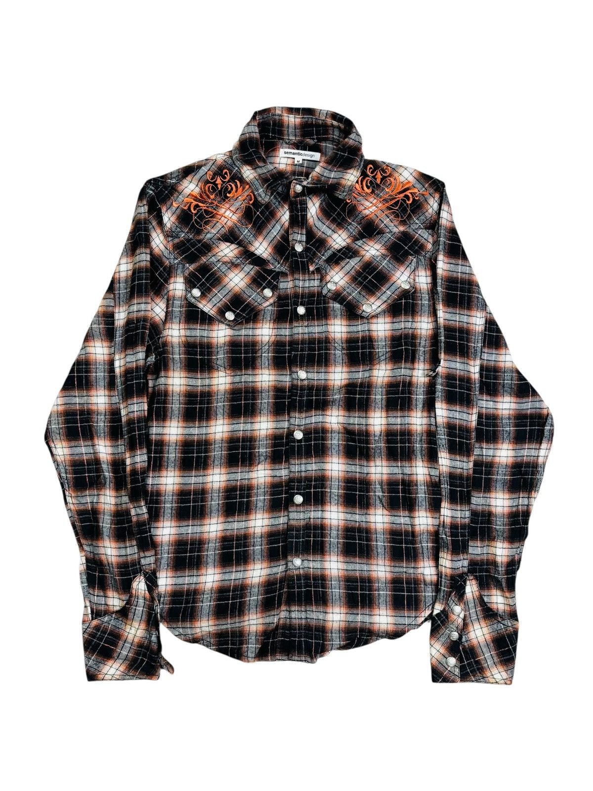 BUFFALO BOBS 2000s Semantic Design Vkei Style Tribal Western Button Shirt Size US M / EU 48-50 / 2 - 2 Thumbnail