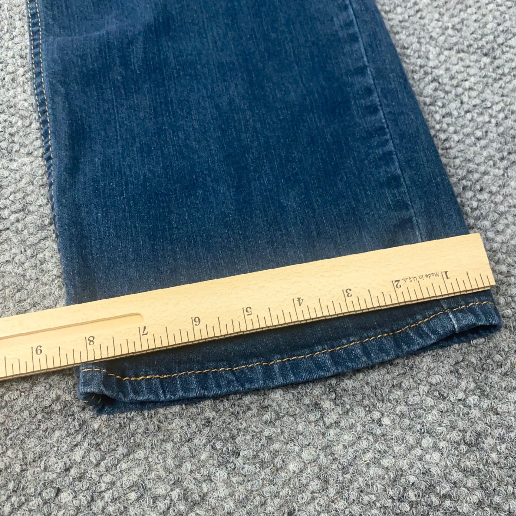 Levi's Levis Jeans 514 Mens Blue 39x31 Straight Stretch Size US 39 - 6 Thumbnail