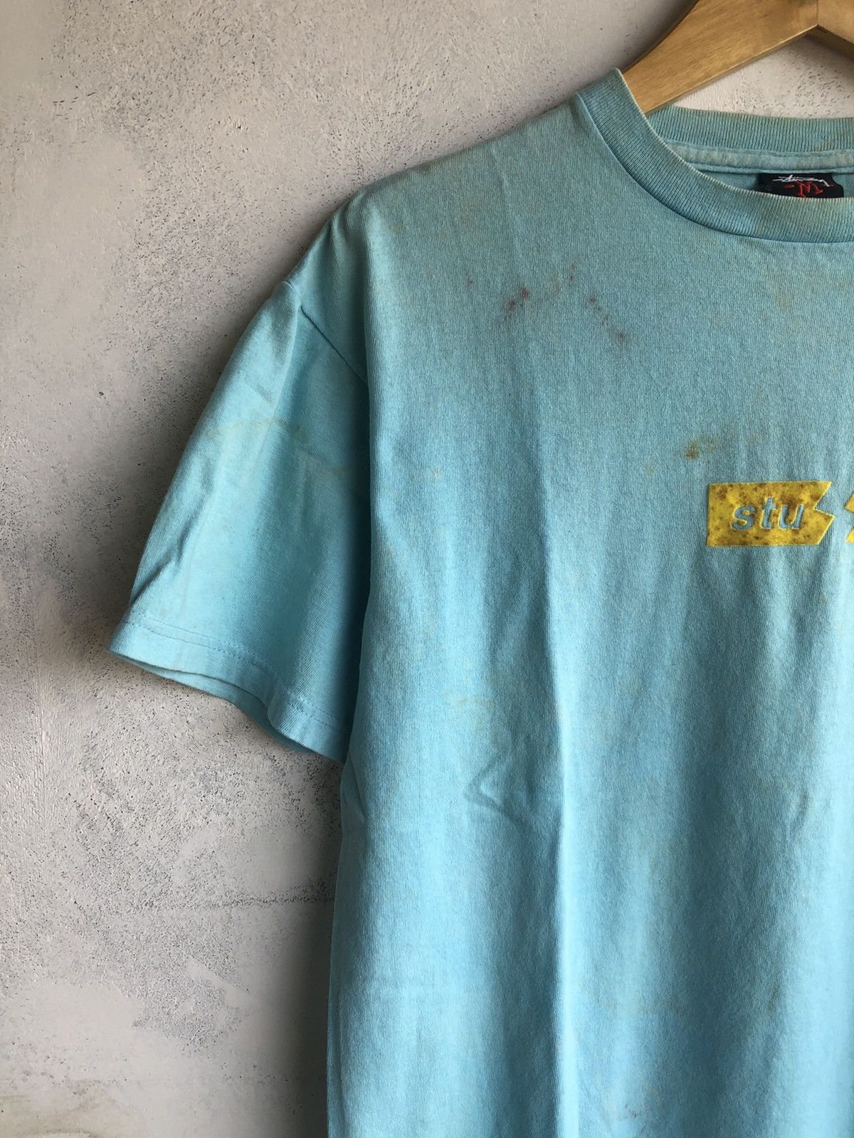 Stussy × Vintage 00s Stussy Logo Tshirt Tee Size US M / EU 48-50 / 2 - 4 Thumbnail