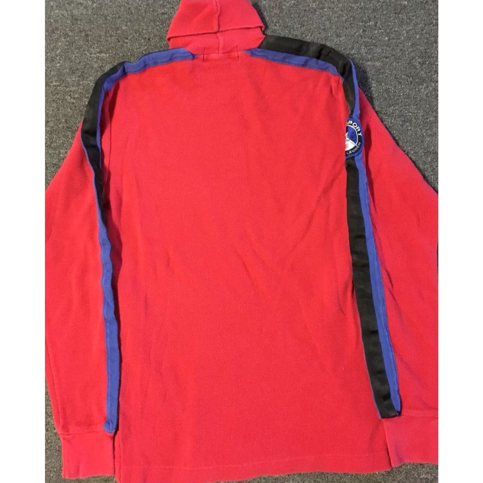 Polo Ralph Lauren VINTAGE Polo Sport Arctic Challenge Spellout Turtleneck Sweater Shirt Men S Red 90s Ski Downhill Nautical 80s Retro Polo Ralph Lauren Size US S / EU 44-46 / 1 - 6 Thumbnail