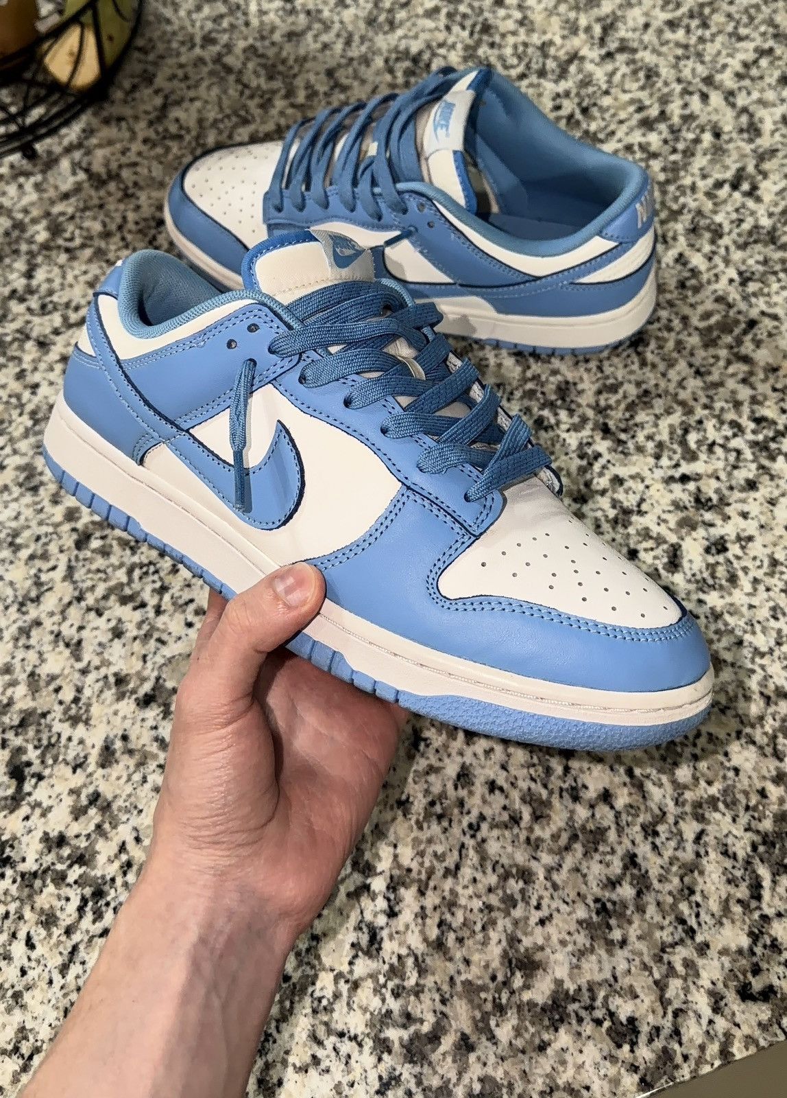 Nike Nike dunk low UNC 2021 Size US 9 / EU 42 - 1 Thumbnail