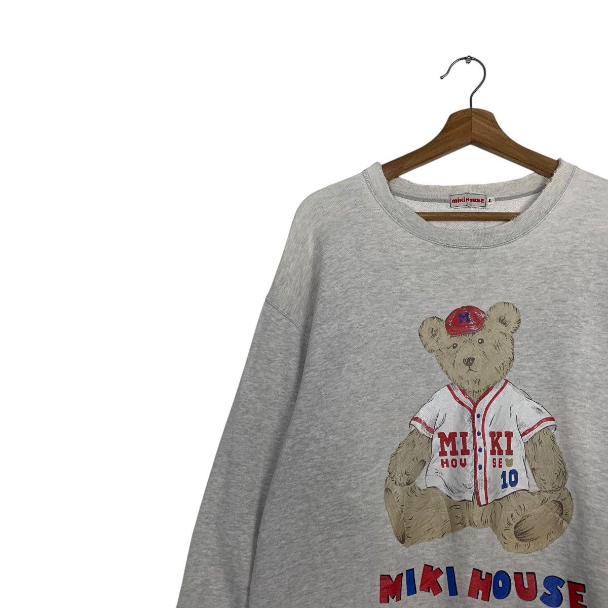Japanese Brand Vintage Miki House Big Logo Crewneck Sweatshirt Size US L / EU 52-54 / 3 - 6 Thumbnail