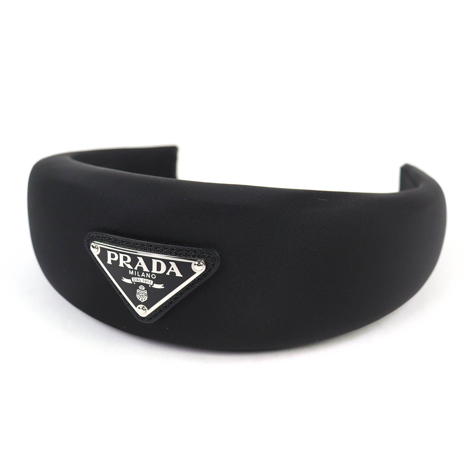 Prada Prada Prada Triangle logo RE-NYLON Headband Textile Other 1IH016 DUTY FREE for USA Size ONE SIZE - 1 Thumbnail