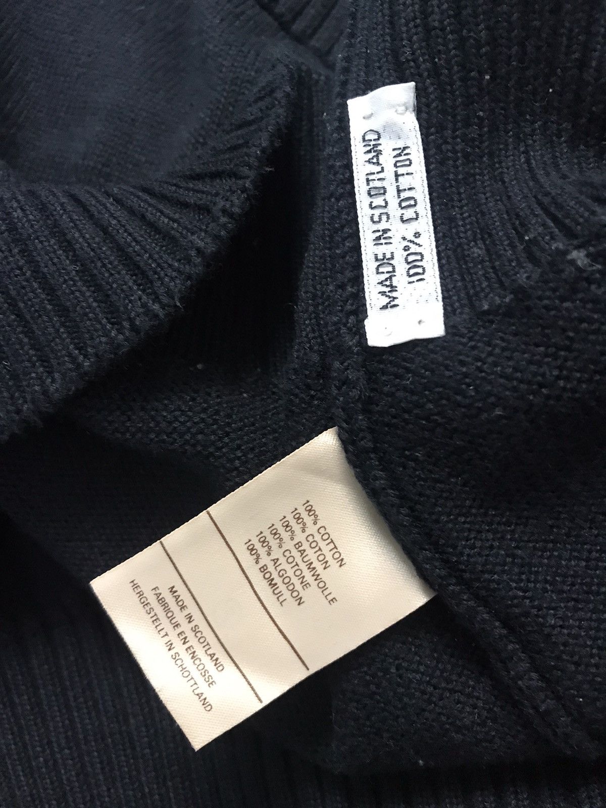 Chanel × Vintage Chanel Scoop Neckline Knitwear Sweater Size S / US 4 / IT 40 - 8 Thumbnail