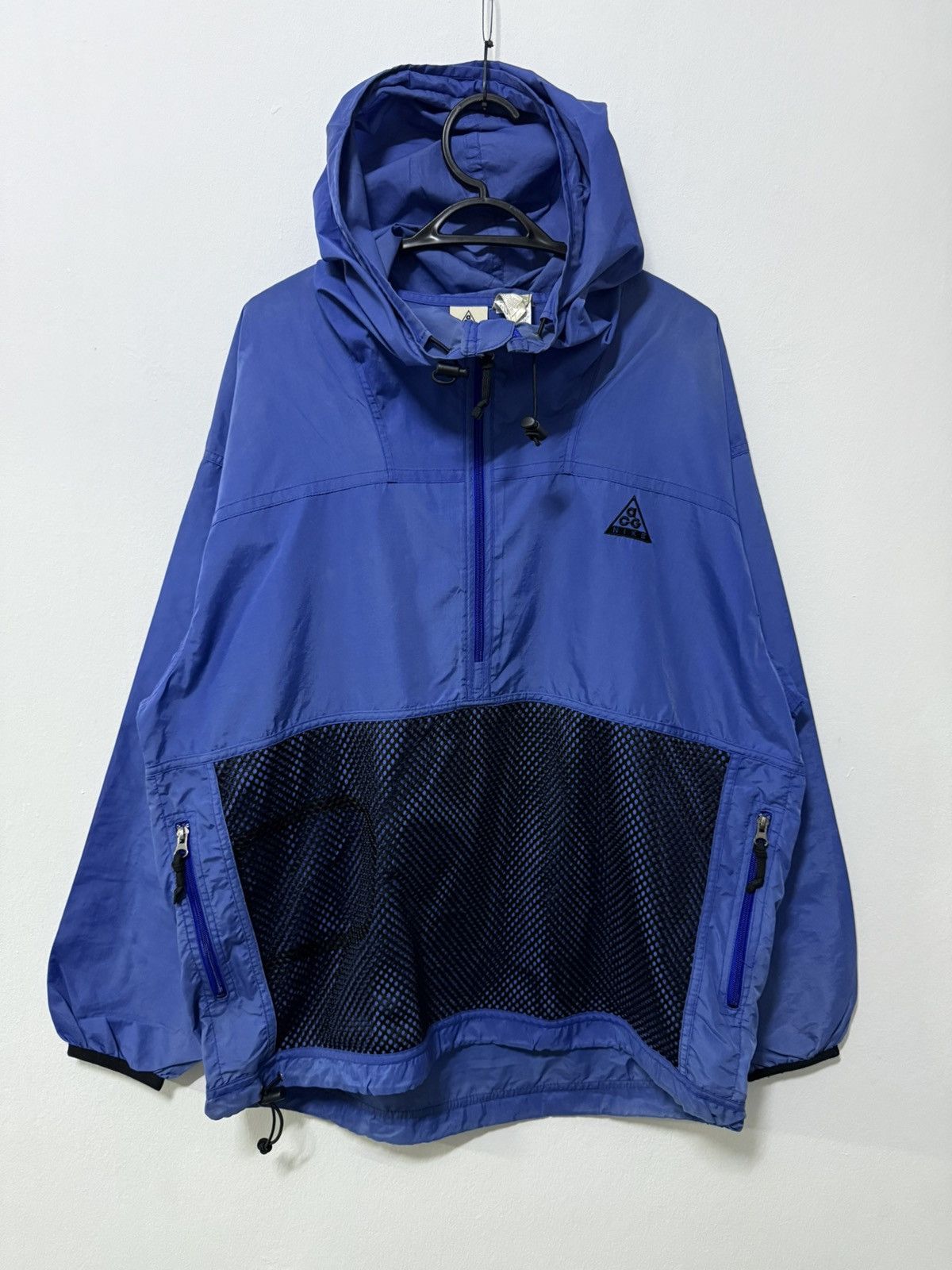 Nike ACG 90s Nike ACG All Conditions Gear blue zip pullover anorak Size US L / EU 52-54 / 3 - 1 Thumbnail